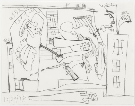 Untitled (12/24/98), Pencil on paper