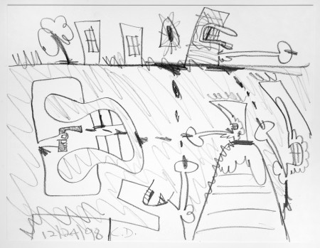 Untitled (12/24/98), Graphite on paper