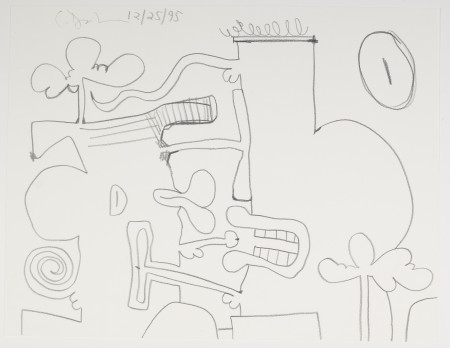 Untitled (12/25/95), Pencil on paper