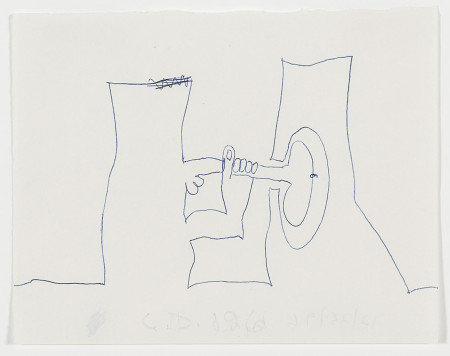 Untitled (12/25/96), Pen on paper