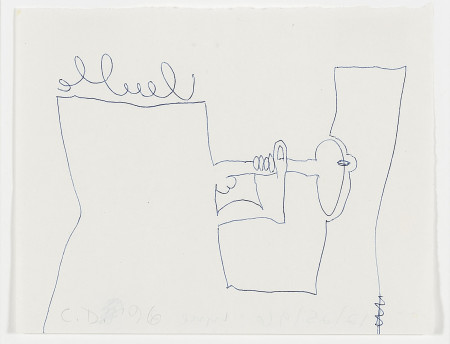 Untitled (12/25/96), Pen on paper