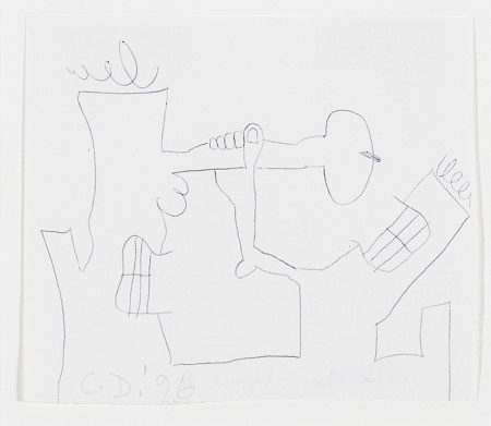 Untitled (12/25/96), Pen on paper