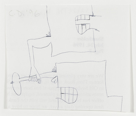 Untitled (12/25/96), Pen on paper