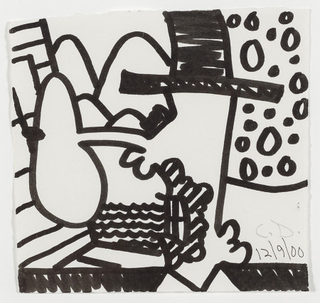 Untitled (12/9/00), Marker on paper