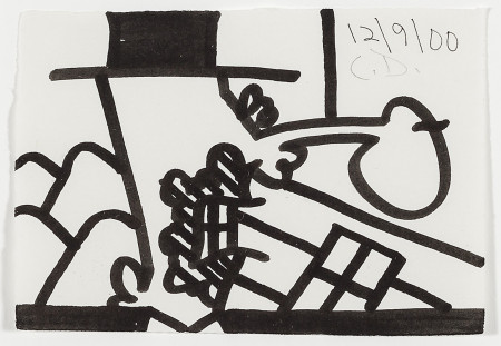Untitled (12/9/00), Marker on paper