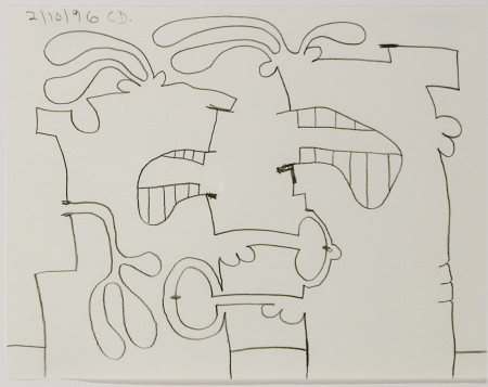 Untitled (2/10/96), Graphite on paper