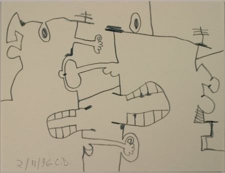 Untitled (2/11/96), Graphite on paper