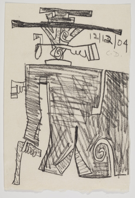 Untitled (2/2/04), Carbon pencil and pencil on paper