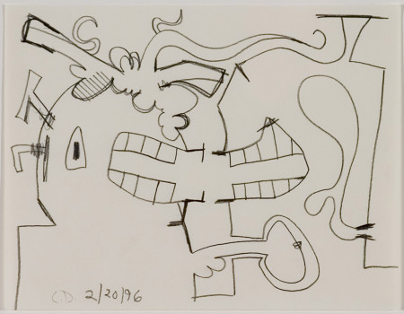 Untitled (2/20/96), Graphite on paper