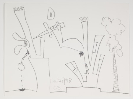 Untitled (2/21/98), Pencil on paper