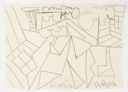 Untitled (2/25/02, 3/2/02), Pencil on paper