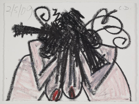 Untitled (2/5/09), Wax crayon and pencil on paper