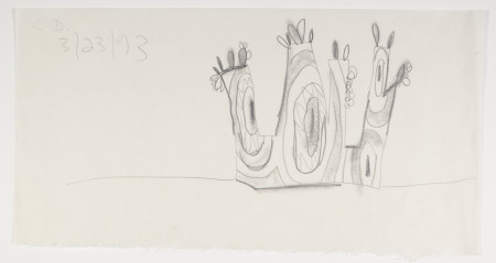 Untitled (3/23/93), Pencil on paper