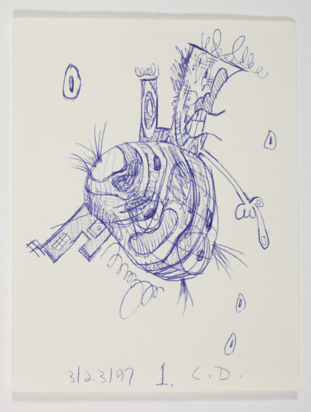 Untitled (3/23/97), Pen and pencil on paper