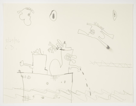 Untitled (3/29/96), Pencil on paper