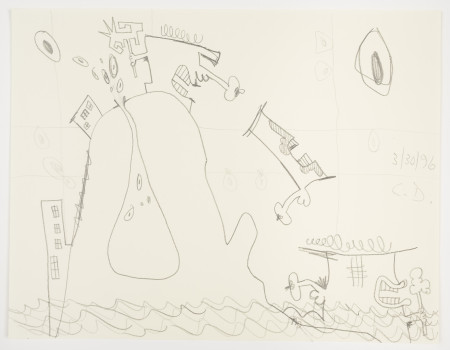 Untitled (3/30/96), Pencil on paper