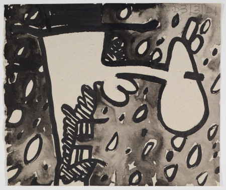 Untitled (3/31/01), Ink and pencil on paper