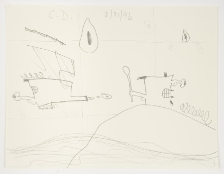 Untitled (3/31/96), Pencil on paper