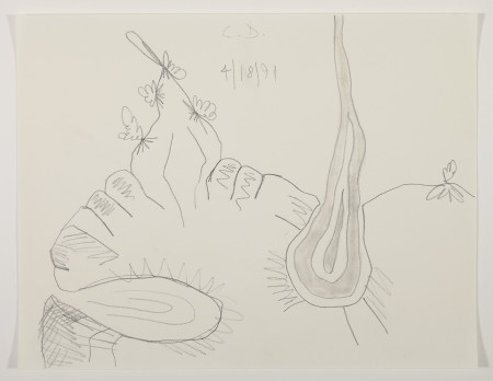 Untitled (4/18/91), Pencil on paper