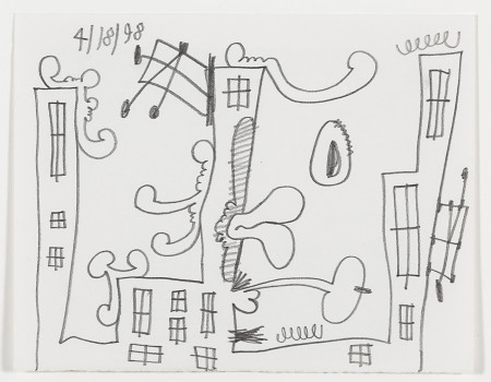 Untitled (4/18/98), Pencil on paper