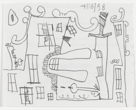 Untitled (4/18/98), Pencil on paper