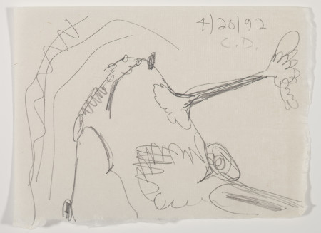 Untitled (4/20/92), Pencil on paper