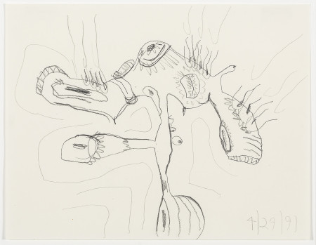 Untitled (4/29/91), Pencil on paper