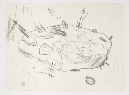 Untitled (4/7/93), Pencil on paper