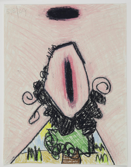 Untitled (5/08/09), Crayon on paper