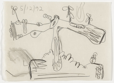 Untitled (5/12/92), Pencil on paper