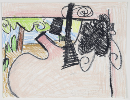 Untitled (5/13/09), Crayon on paper