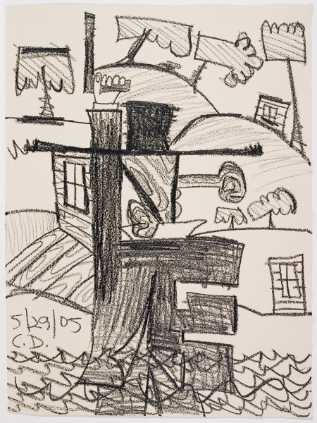 Untitled (5/29/05), Wax crayon on paper