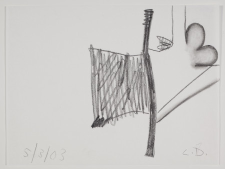 Untitled (5/3/03), Carbon pencil and pencil on paper