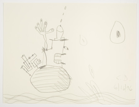 Untitled (6/16/96), Pencil on paper