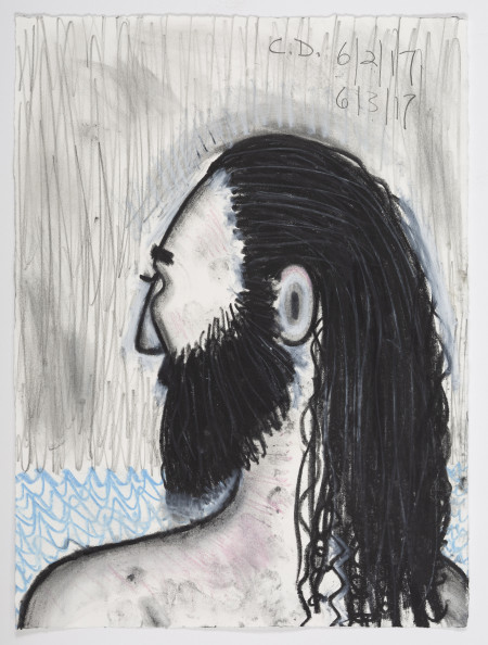 Untitled (6/2/17, 6/3/17), Watercolor crayon and pencil on paper