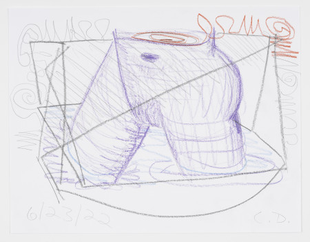 Untitled, Colored pencil and pencil on paper