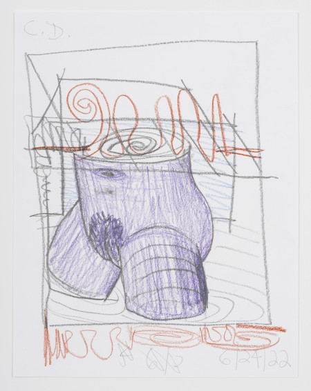 Untitled, Colored pencil and pencil on paper