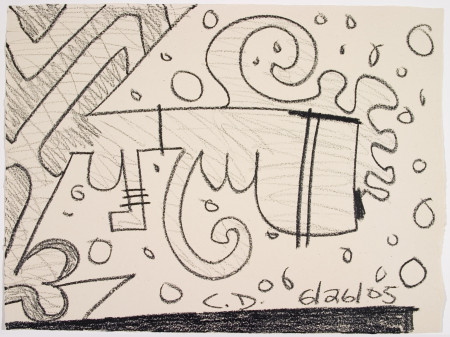 Untitled (6/26/05), Wax crayon on paper