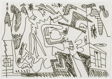 Untitled (6/6/00), Marker on paper