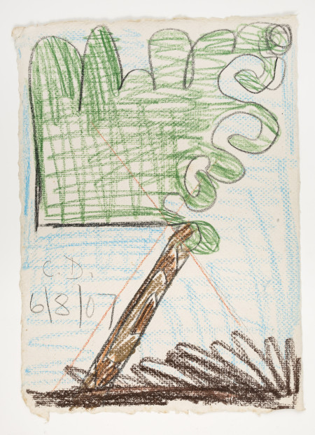 Untitled (6/8/07), Pencil and crayon on paper