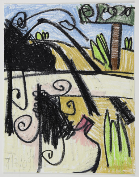 Untitled (7/02/09), Crayon on paper