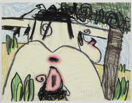 Untitled (7/06/09), Crayon on paper