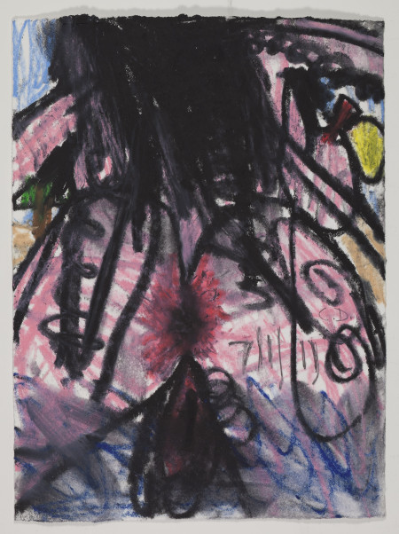 Untitled (7/1/11), Wax crayon and pencil on paper