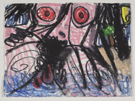 Untitled (7/1/11), Wax crayon and pencil on paper