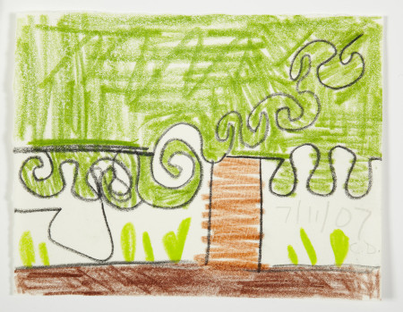 Untitled (7/11/07), Colored pencil and pencil on paper