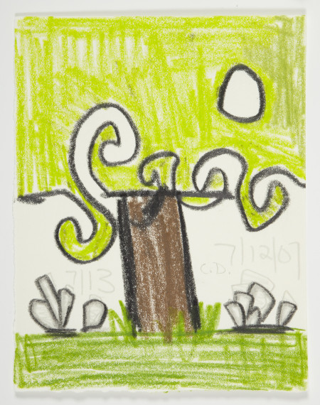 Untitled (7/12/07, 7/13/07), Colored pencil and pencil on paper
