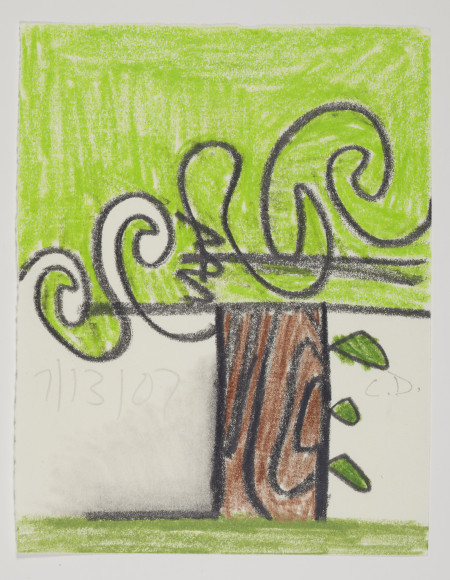 Untitled (7/13/07), Colored pencil and pencil on paper