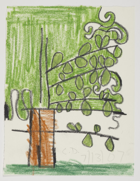 Untitled (7/13/07), Colored pencil, carbon pencil and pencil on paper