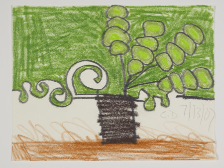 Untitled (7/13/07), Colored pencil, carbon pencil and pencil on paper