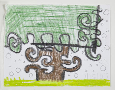 Untitled (7/15/07), Colored pencil and pencil on paper